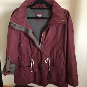 Abercrombie & Fitch Maroon Jacket